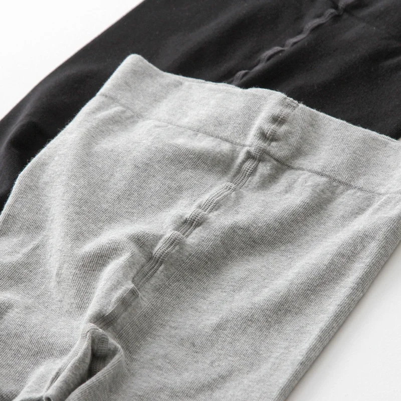 2019 Fashion Comfortable Pure Color Combed Cotton Women Tights