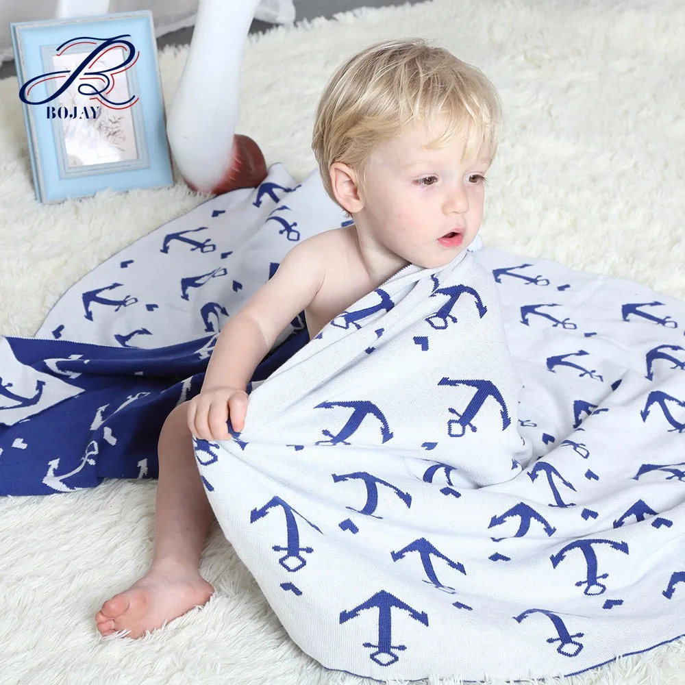 
Autumn Winter 100% Cotton Knitted Throw Heavy Baby Blanket For Children Nice Gift Soft Feeling 