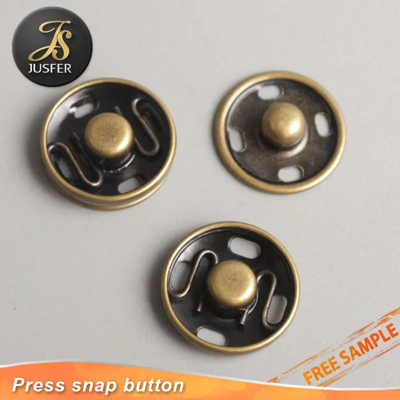 Wholesale 15mm Round Press Snap Fastener Snap Button for Jacket