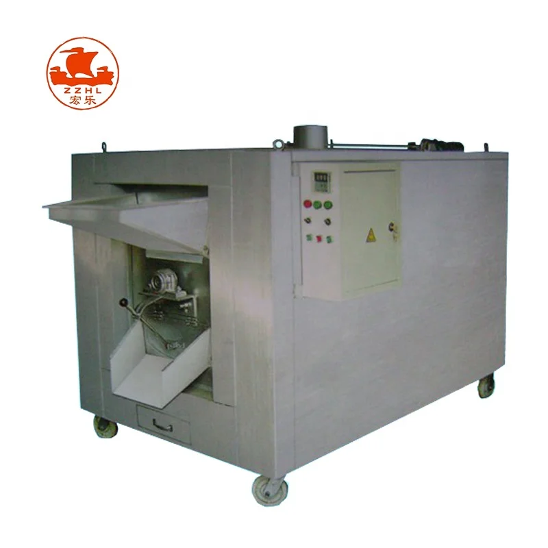 
healthy gas type walnut roaster peanut roasting machine 