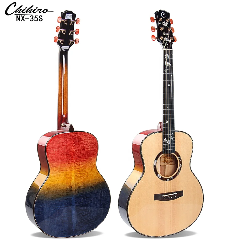 NX35S-36   Chihiro 36 Inches Fancy Travel Chinese Acoustic Guitar