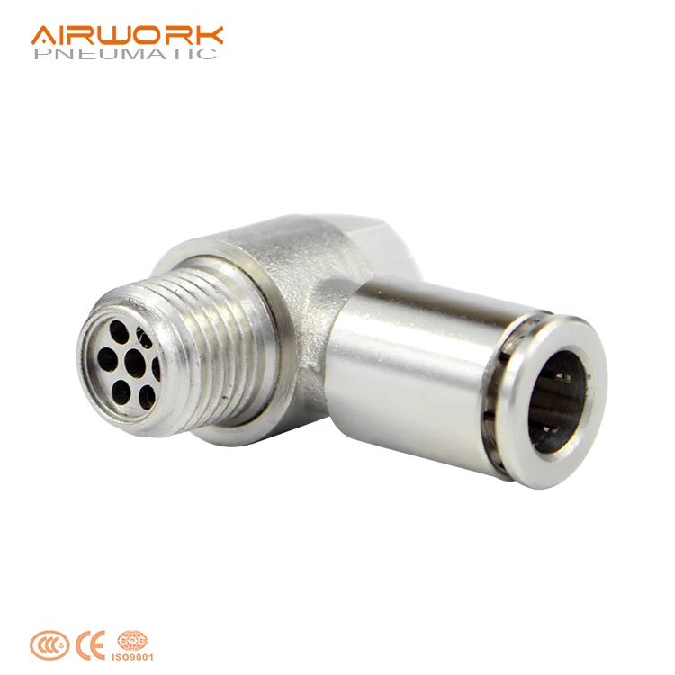 pneumatic m5 pipe air speed control brass valve fitting one way throttle flow valve