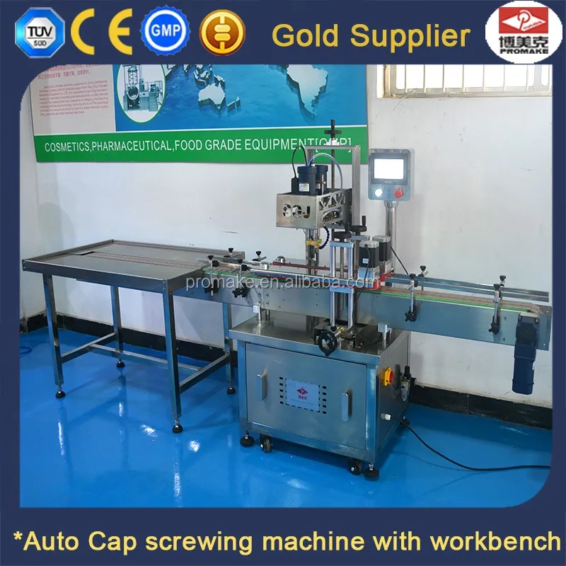 
Guangzhou PMK automatic plastic bottle capping semi automatic bottle washing filling capping machine screw capping machine 