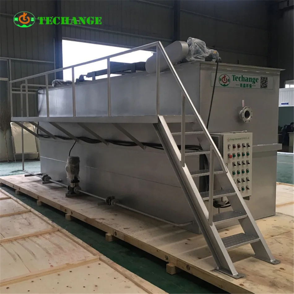 New Ttype dissolved air floatation Flotation machine DAF for industrial effluent treatment