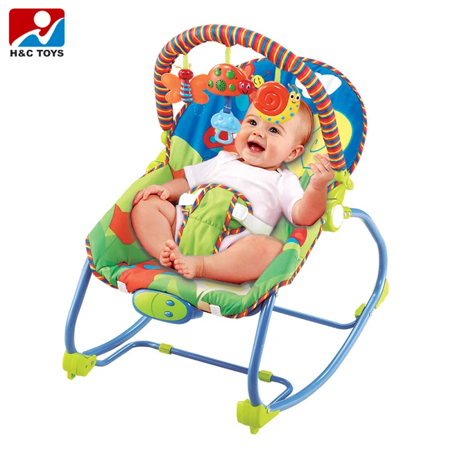 Safety Electric Rocking Chair Baby Bouncer Vibrating With Music