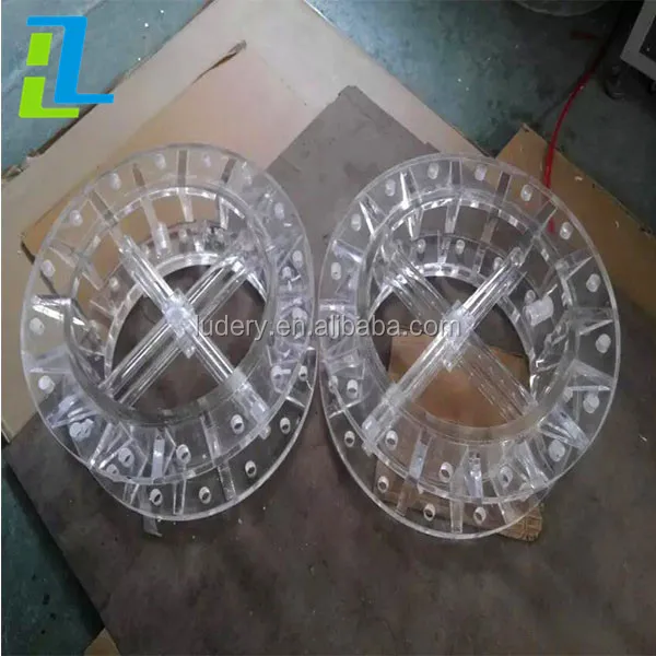 Large heat resistant casting clear acrylic plastic tube