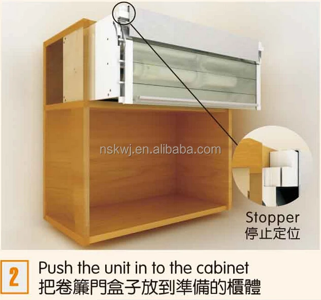 Aluminium Roller Shutter for Kitchen and Office Cabinets