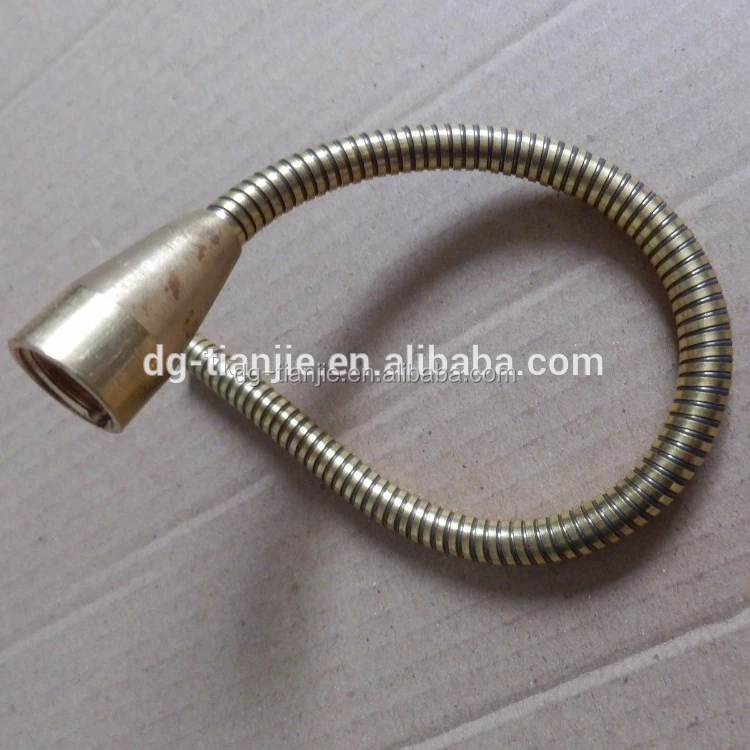 Copper Gooseneck pipe with copper fitting