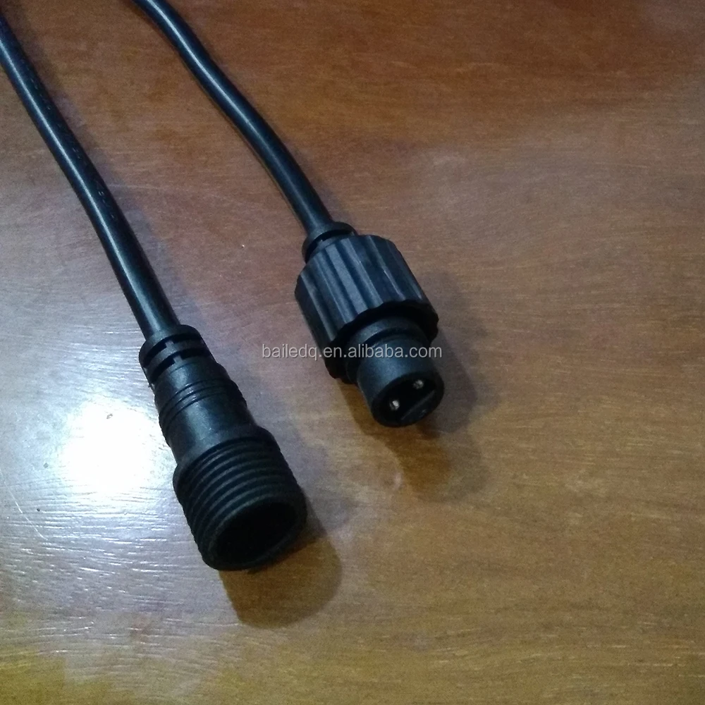 Лидер продаж 2 pin M16 водонепроницаемый мужской и женский разъем Электрический провод