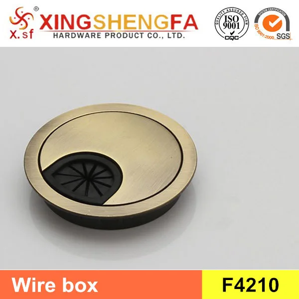 2 Inch Computer Desk Round Hole Cover Zinc Alloy Office Desktop Wire Cable Grommet