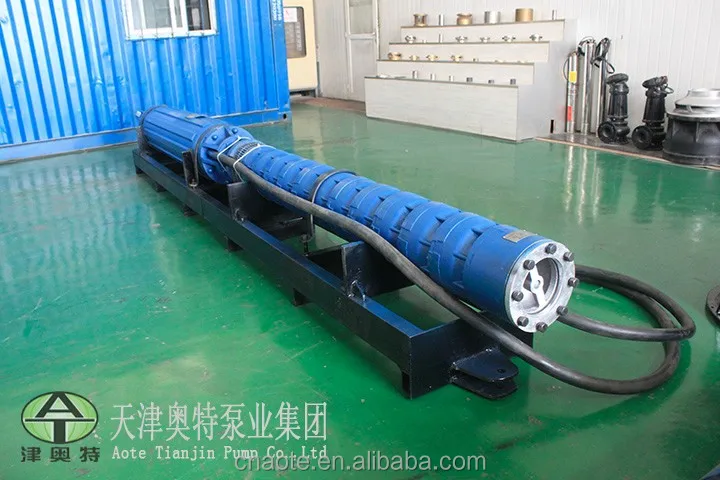 AT300 QJ370 series deep well usage electric submersible motor pumps