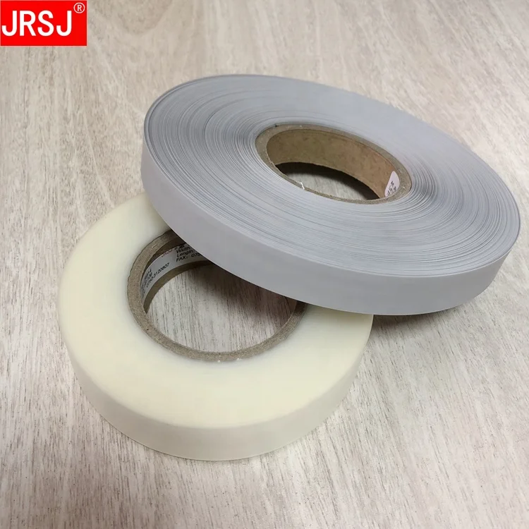 China manufacturer light gray 2-layer strong adhesion hot melt pu waterproof breathable tape for clothes