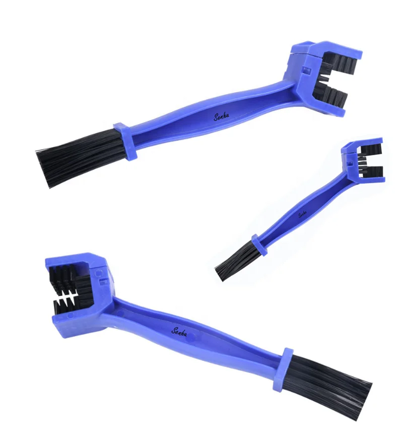 Plastic chain cleaning brush motorcycle chain brush cleaner