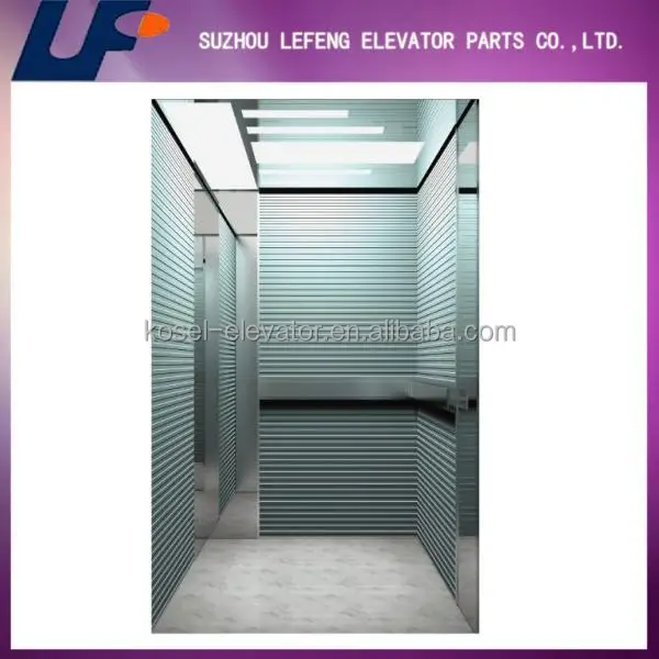
320kg-800kg Machine Room Less traction machine passenger lifts/complete passenger elevators 