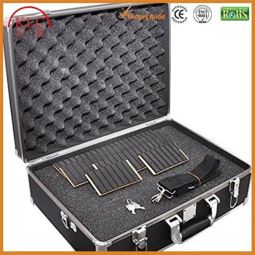 Мода стиль металла путешествия случаи инструмент с ева Алюминиевый корпус инструмента лучше, чем мешки