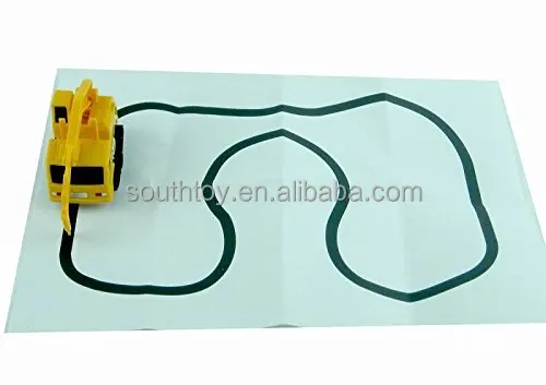 Kids Follow Any Drawn Line Magic Pen and Car Inductive Truck Toys