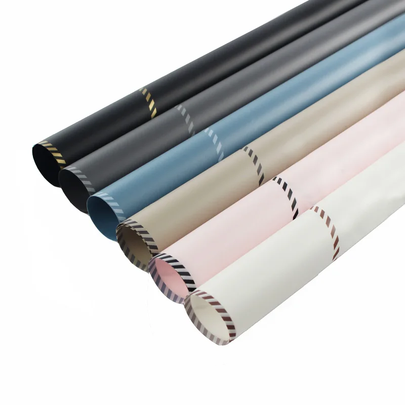 
Custom Wrapping Tissue Paper Wholesale Bouquet Wrapping Paper Striped 