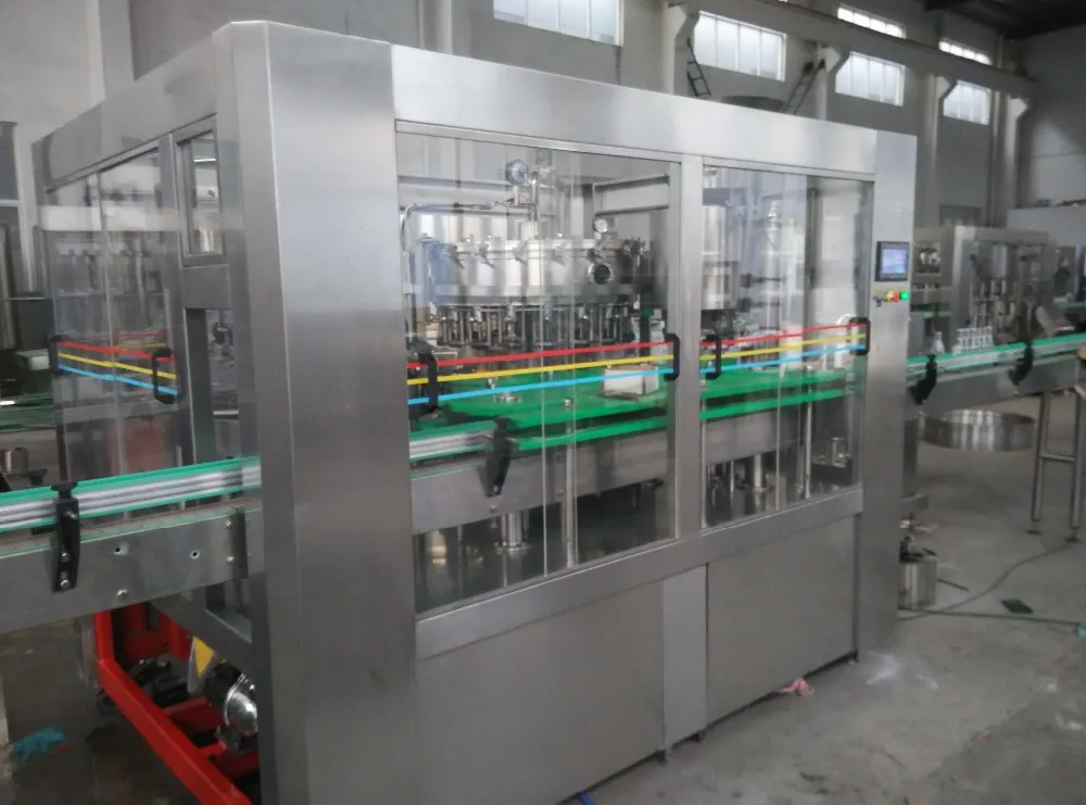 Factory Price Automatic 6000BPH Gas Water Cola Beer Bottle Filling Machine