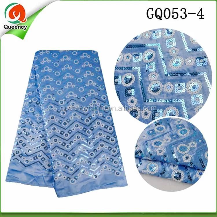 GQ063 Queency Latest Elegant India George Wrappers African George Fabric for Wedding and Party