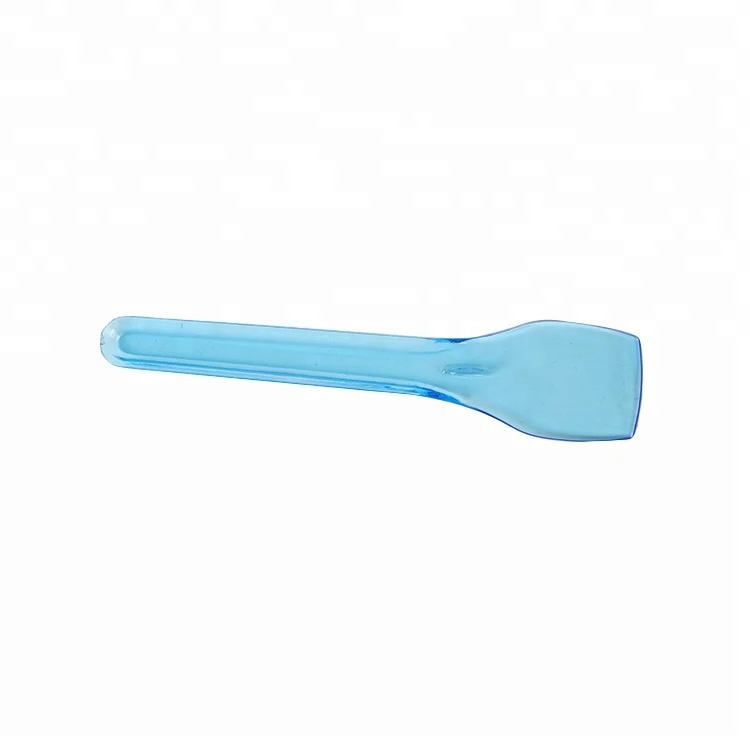 disposable mini plastic tasting frozen dessert spoon