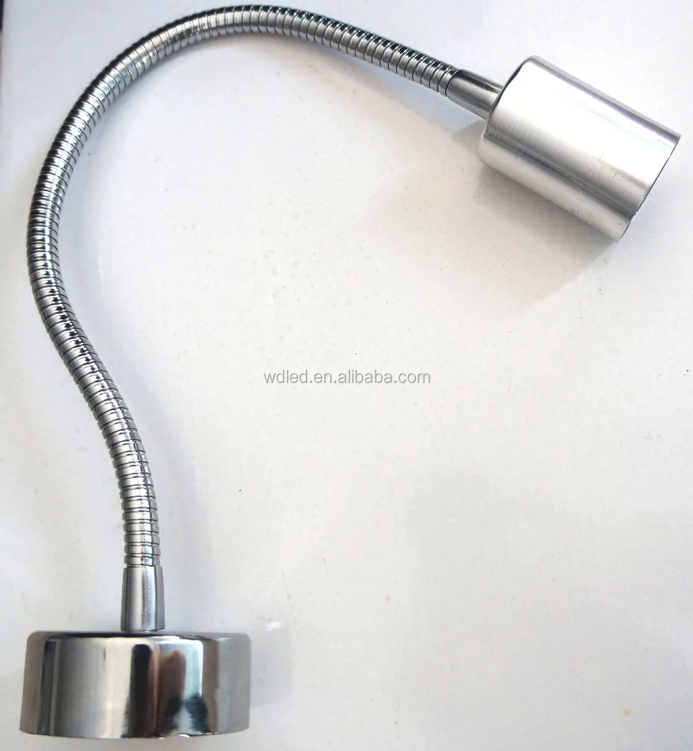 Gooseneck Flexible LED Lamp GU10 Lamp Holder for Bedroom/wall/bedside