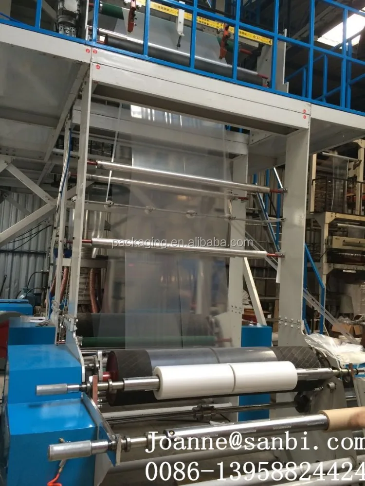 2021 Hot  High capacity Three layers PE film blow machine
