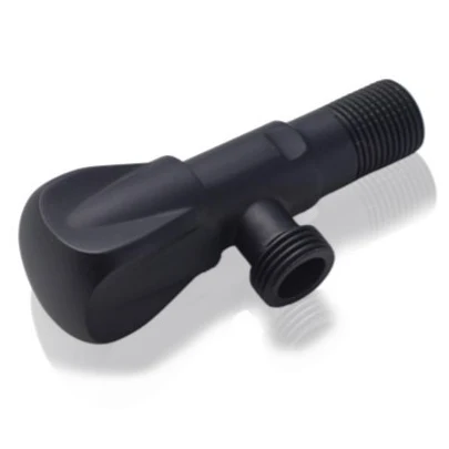 Brass Angle Valve 15mm Black