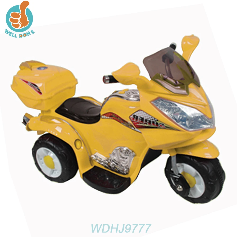 Миниатюрный детский мотоцикл WDHJ9777 2018 перезаряжаемый Электрический с 6 в аккумуляторной головкой игрушка
