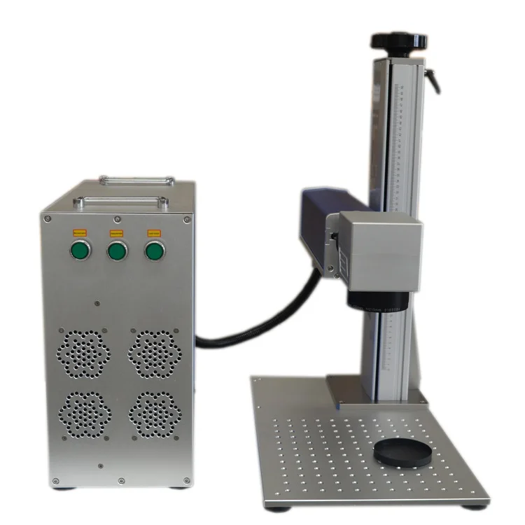 20w 30w 50W fiber laser marking machine with Raycus laser source making on metal stainless steel Jewelry ring silver gold watch