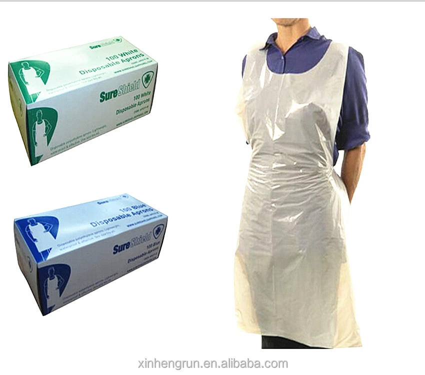 Hot sale wholesales disposable PE apron