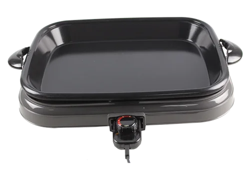 Electric double fry pan 2 changeable cooker pans