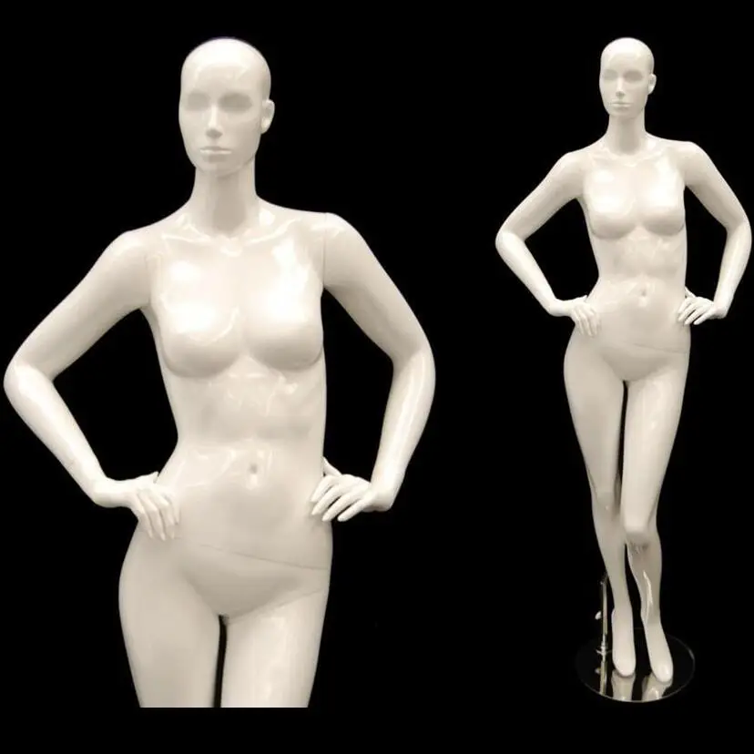 adjustable tailor full body matt white female clothes window display dummy dressmaking mannequin