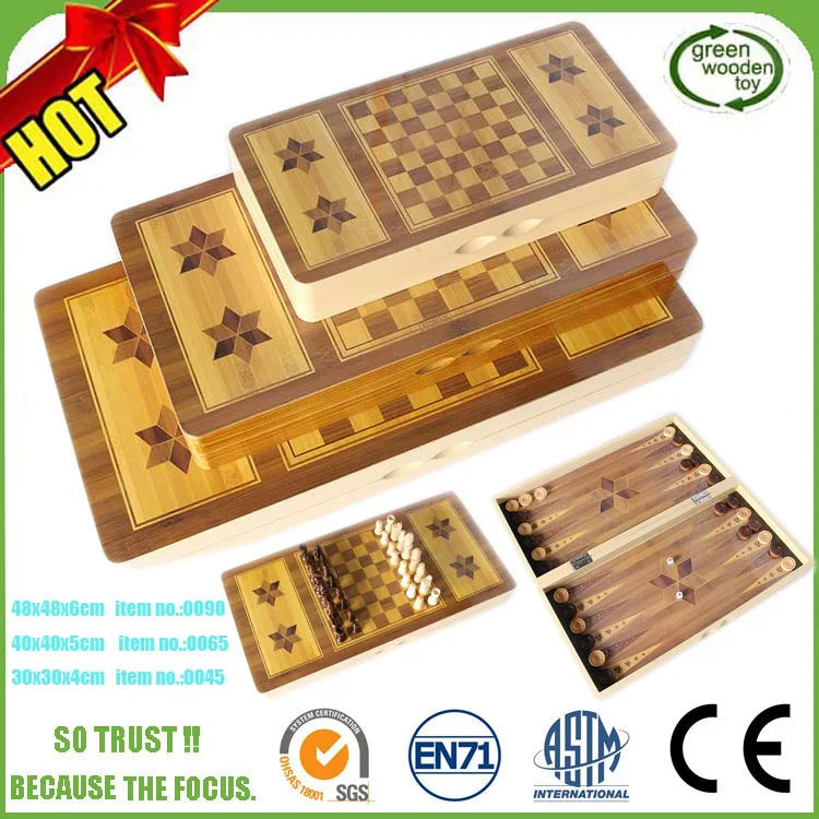 High Quality European Handmade Wooden Chess, Hot Sale antique 4 in 1 wooden game set chess , Custom Wooden Chess Pieces