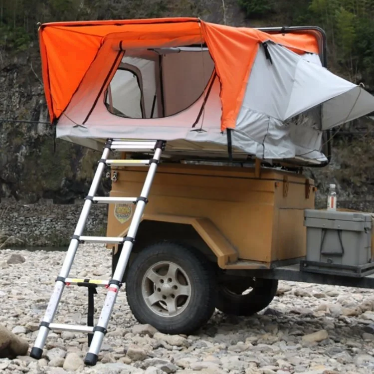 New design 2022 with waterproof sunroof modern car roof top tent