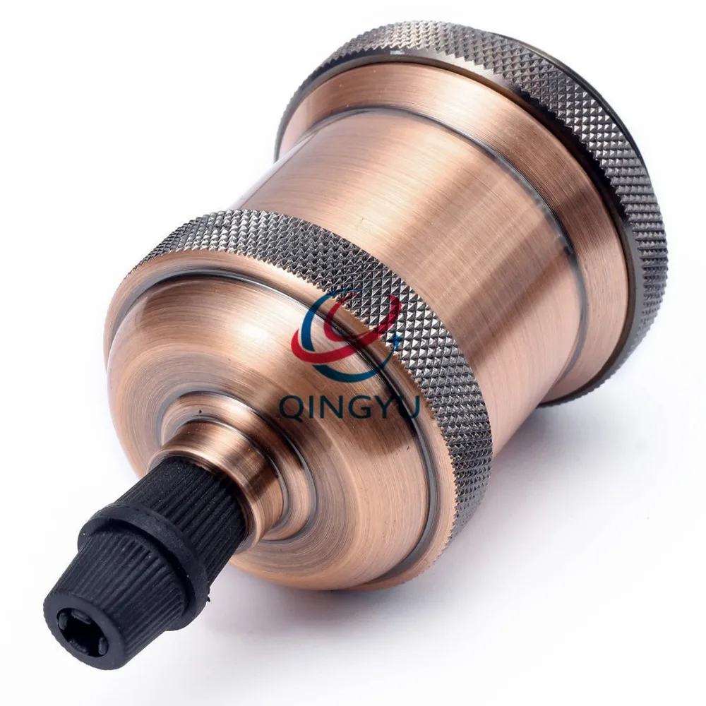 Light Socket Keyless Knob metal LampHolder for E27 Bulbs