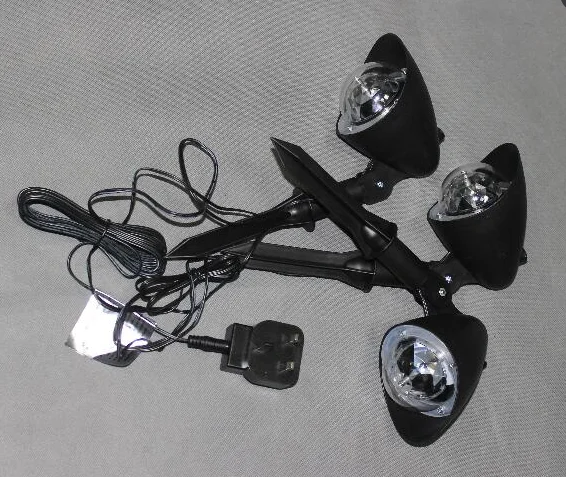 
Indoor / outdoor use RGB colors rotating led kaleidoscope path lights for garden 