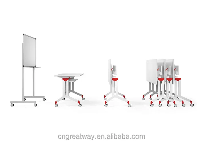 Greatway high quality with good design E0 standard custom size folding table for school furniture
