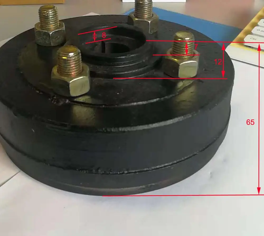 3 wheel motorcycle hub160mm for China tricycle/China tricycle hub rim 160mm