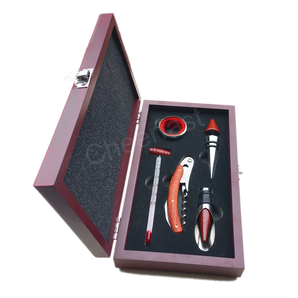 High quality Present Accessories Wooden Gift Set Wine