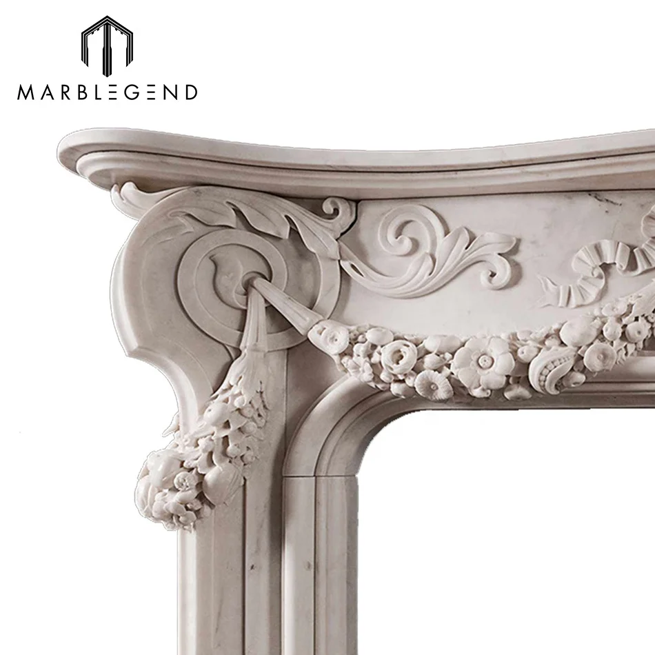 china Carved Stone Fireplaceclassic flame electric fireplaces fire place surround