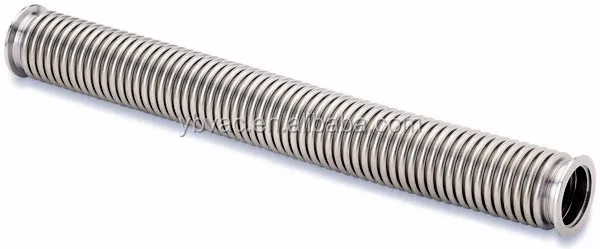 vacuum bellows metal flexible hoses KF50 thin wall