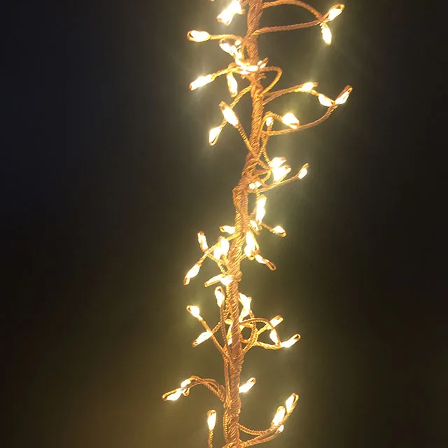 2M 400 LED Remote Controlled Firecracker Led String Lights waterproof Led Wedding Fairy String Lights