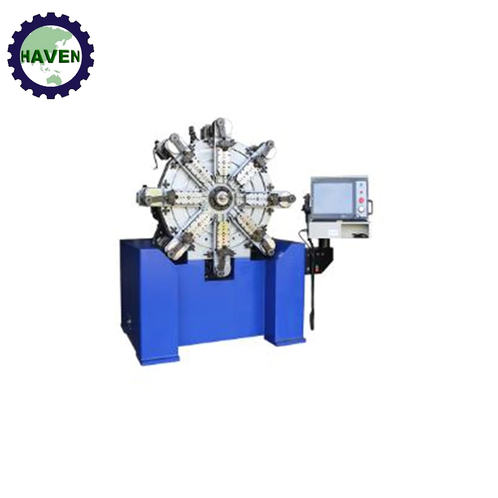 Многофункциональная пружинная машина с ЧПУ 11 осей с вращением проволоки
