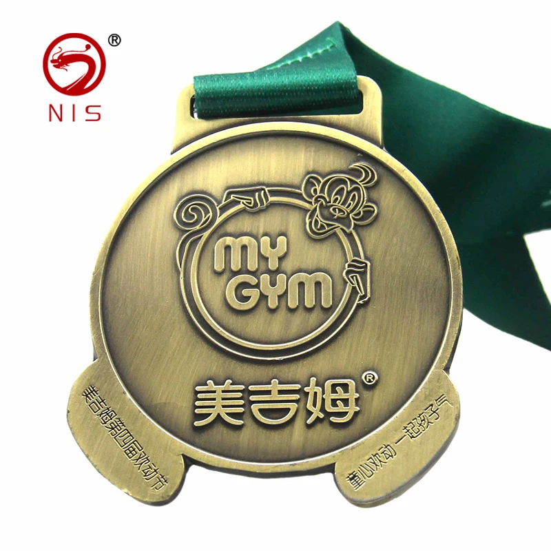 Объемная памятная медаль из античной меди на