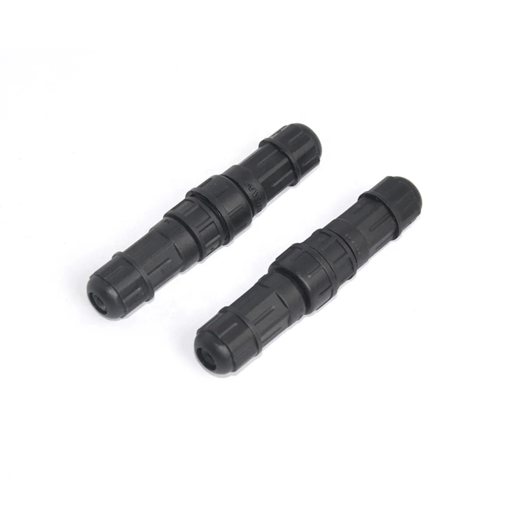 2 3 4 pin IP67  Landscape Lighting Screw Lock Electrical Wire Junction Box External Cable Waterproof Connector