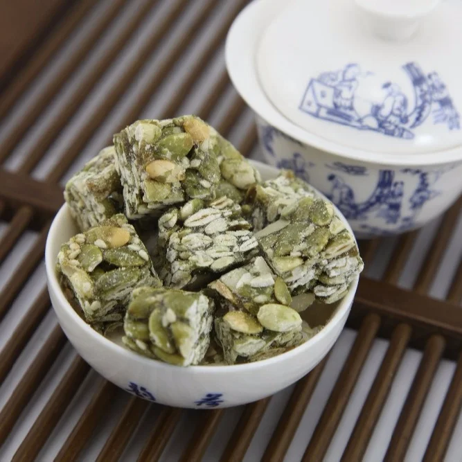 Халяль, тыква и изюм, орех, хрустящие сладкие жевательные конфеты