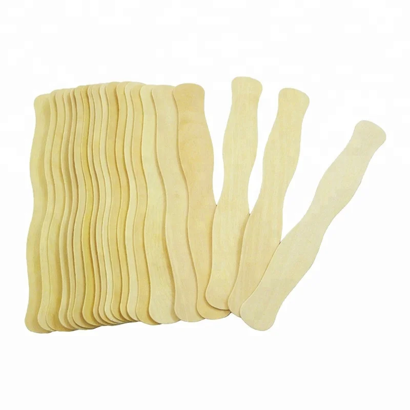 Box Packaging 8 Inch Wooden Fan Handle