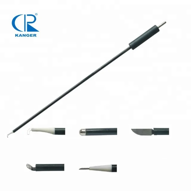 Laparoscopic surgical instruments L hook/probe electrode/spatula electrode