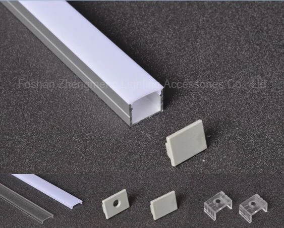 
High quality aluminum led profile used for 6-8mm LED glass shelf light/led aluminum profile for 10mm glass shelves 