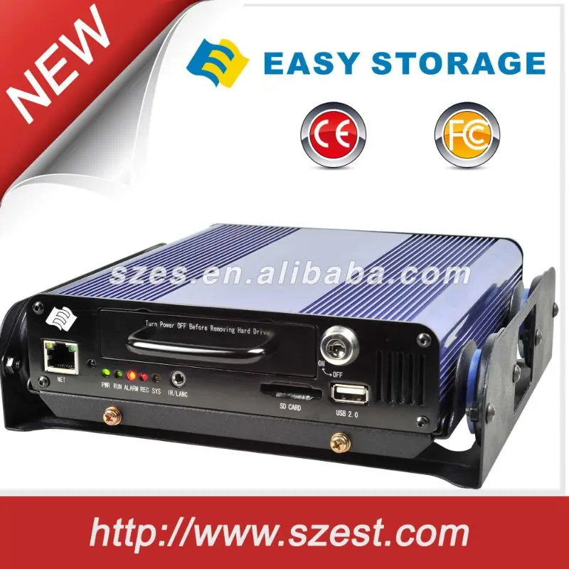 H.264 мобильный видеорегистратор с GPS и FULL D1(720X576) на каждый канал